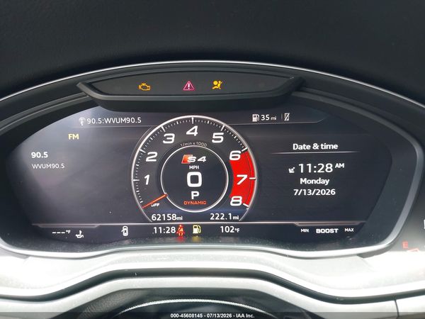2018 AUDI S4 3.0T PREMIUM PLUS