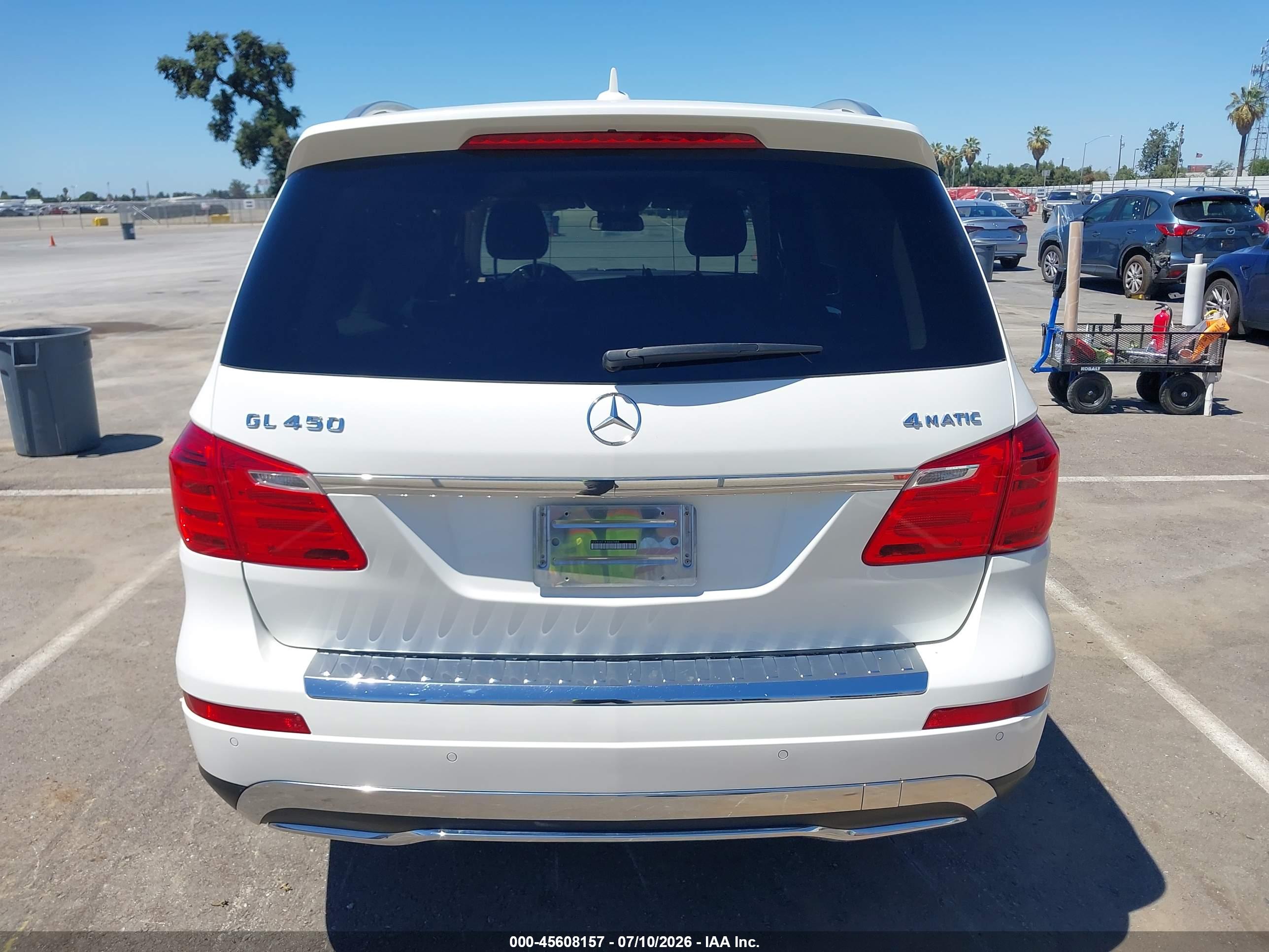 2015 MERCEDES-BENZ GL 450 4MATIC