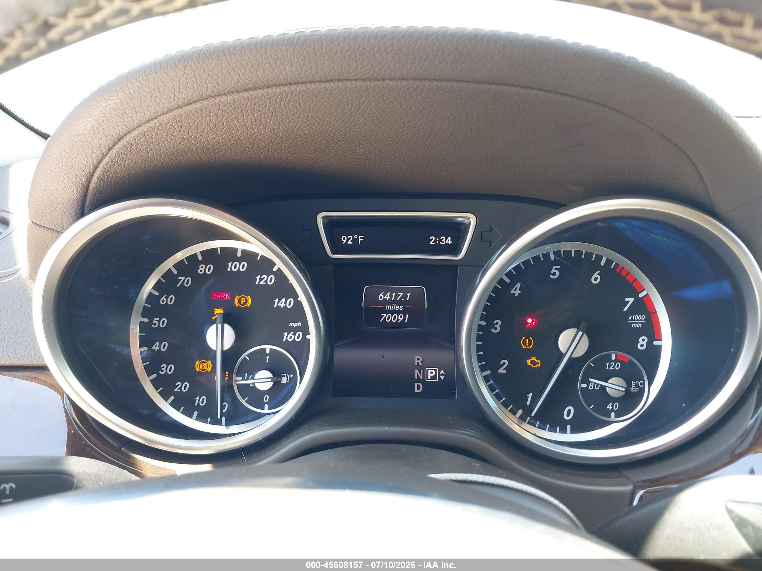 2015 MERCEDES-BENZ GL 450 4MATIC