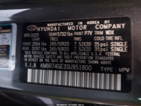 2025 HYUNDAI PALISADE