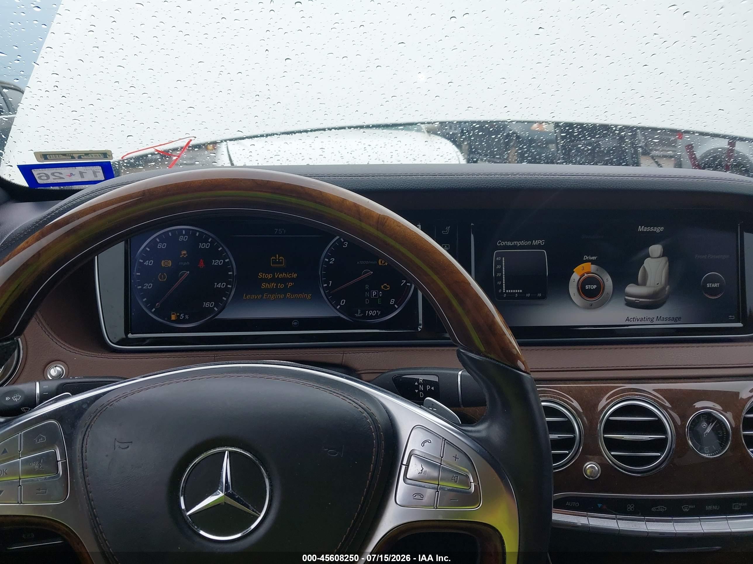 2015 MERCEDES-BENZ S 550 S550