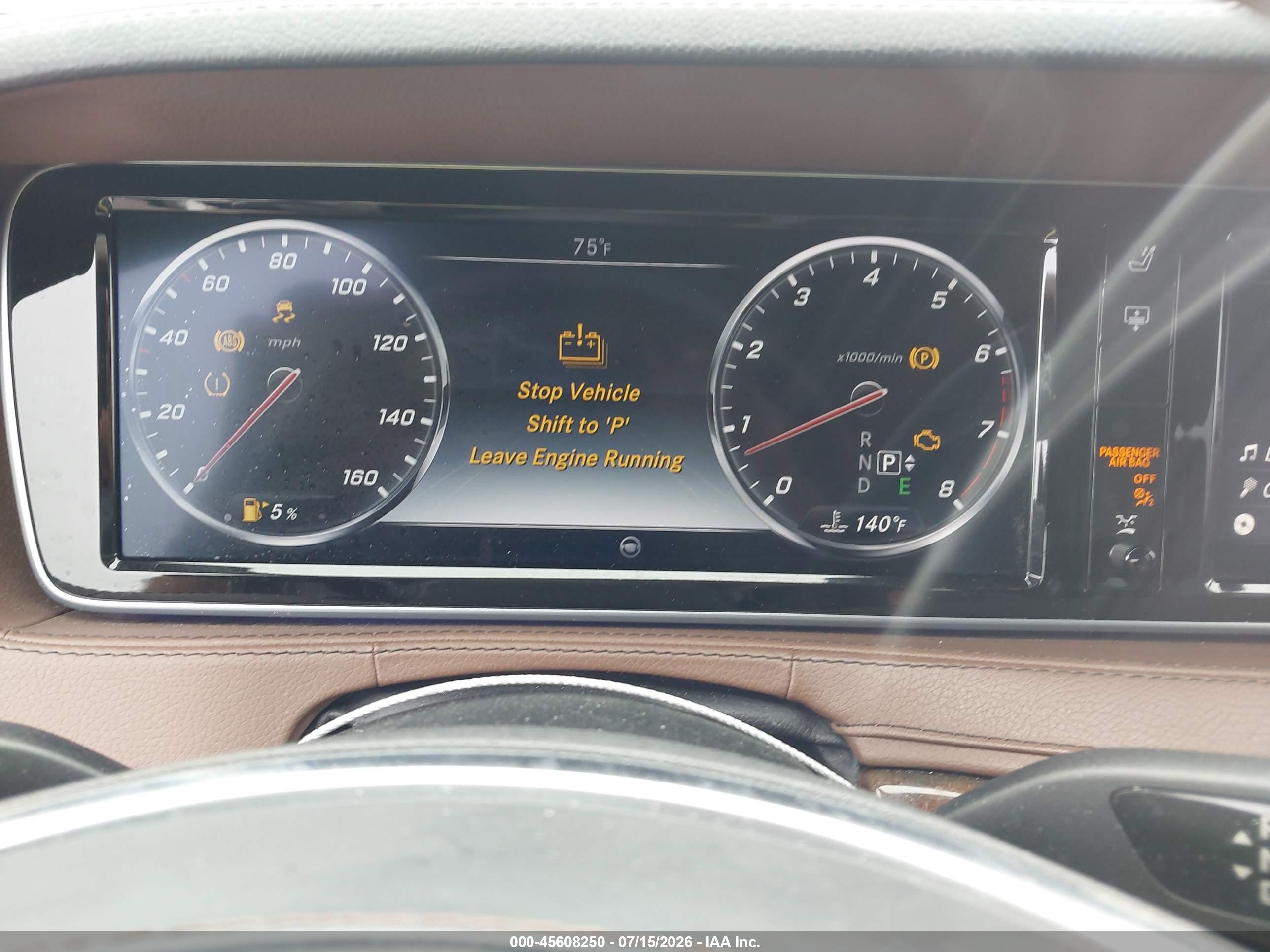 2015 MERCEDES-BENZ S 550 S550