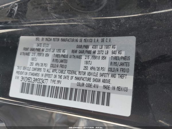 2021 MAZDA CX-30 PREMIUM