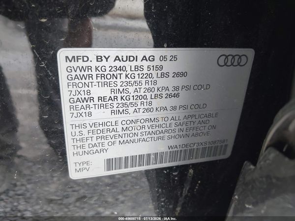 2025 AUDI Q3