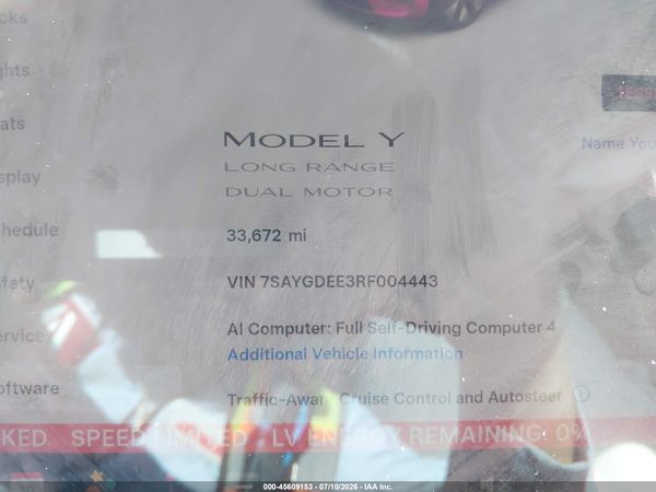 2024 TESLA MODEL Y
