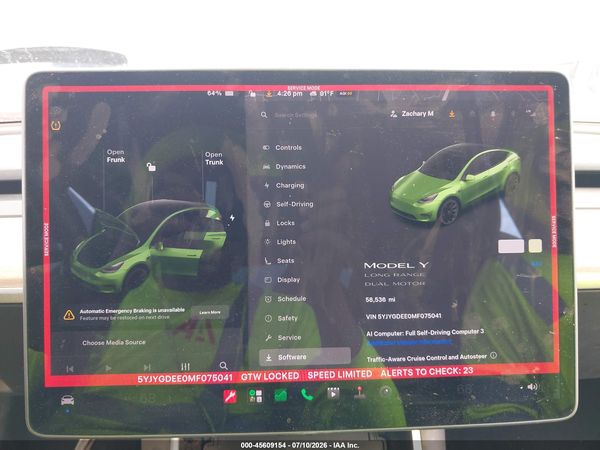 2021 TESLA MODEL Y