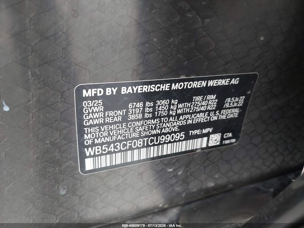 2026 BMW IX XDRIVE45