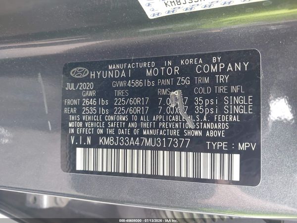 2021 HYUNDAI TUCSON VALUE