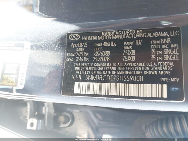 2025 HYUNDAI TUCSON SEL