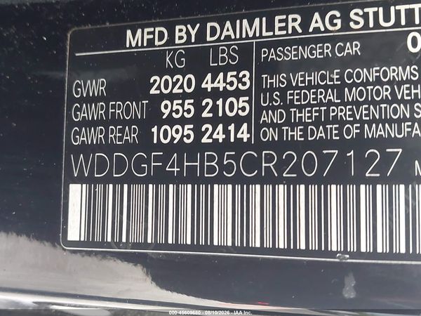 2012 MERCEDES-BENZ C 250 LUXURY/SPORT