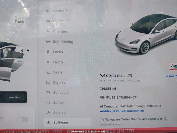 2021 TESLA MODEL 3