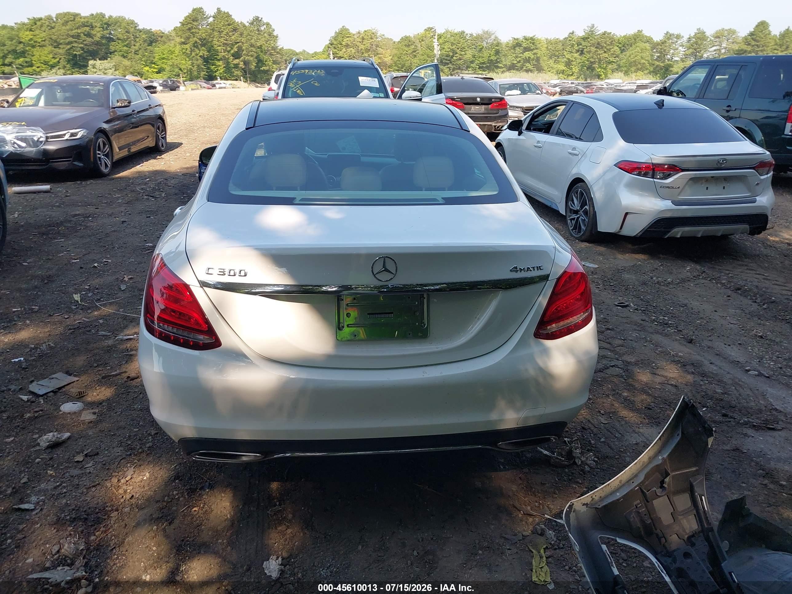 2015 MERCEDES-BENZ C 300 4MATIC