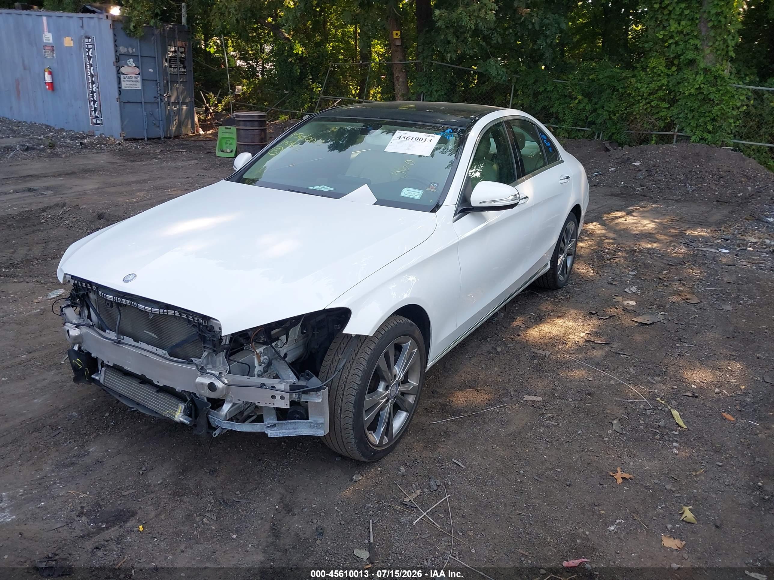 2015 MERCEDES-BENZ C 300 4MATIC