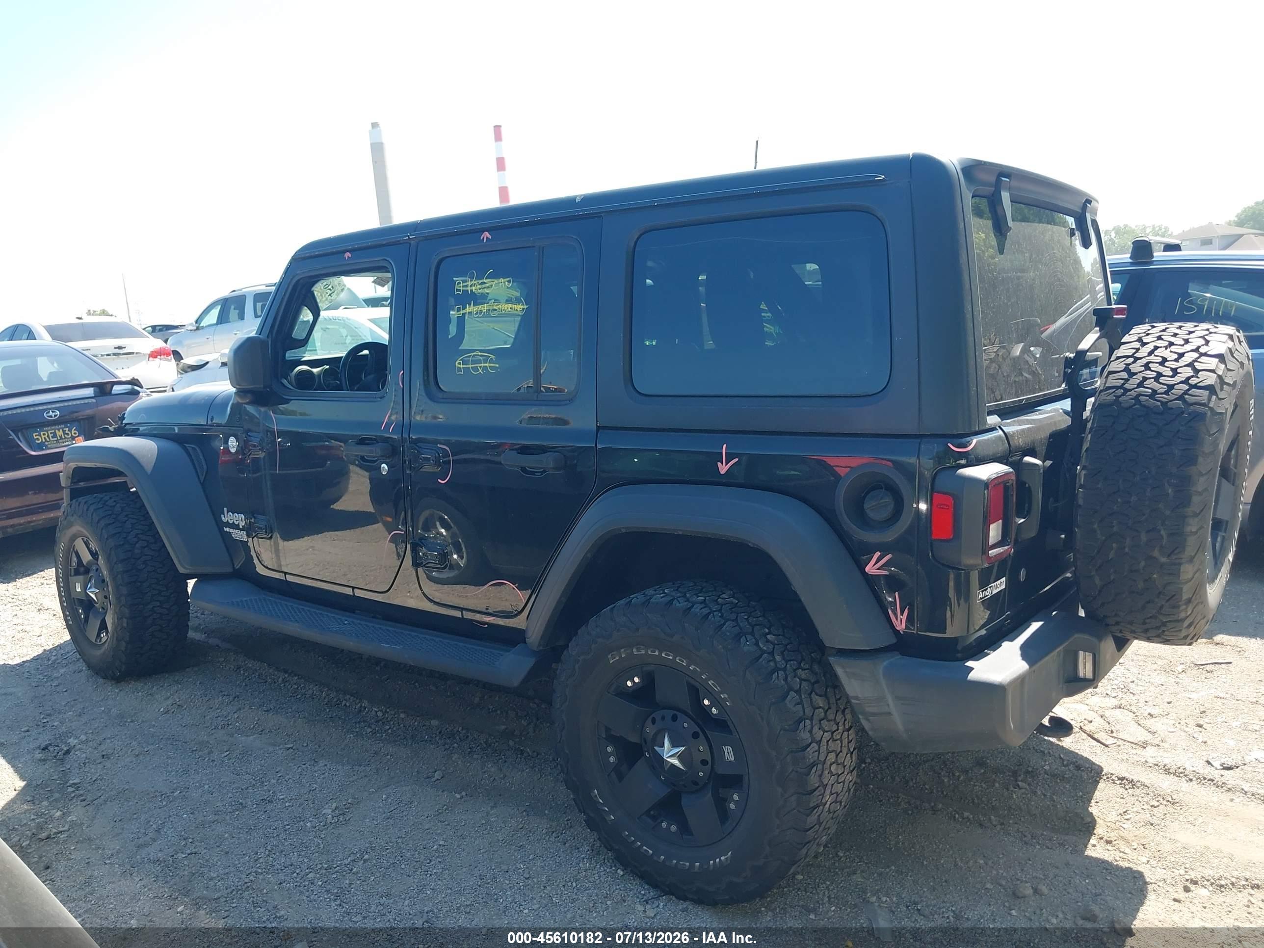 2020 JEEP WRANGLER UNLIMITED SPORT S 4X4