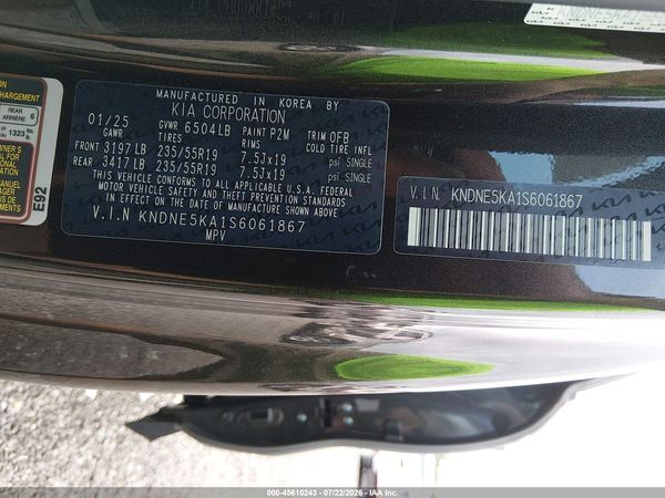 2025 KIA CARNIVAL MPV HYBRID SX