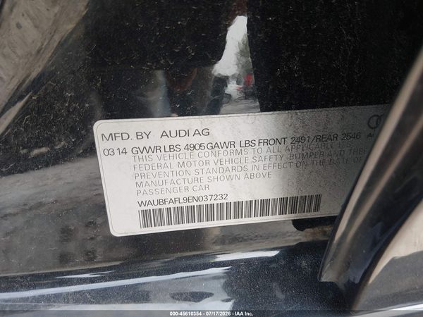 2014 AUDI A4 2.0T PREMIUM