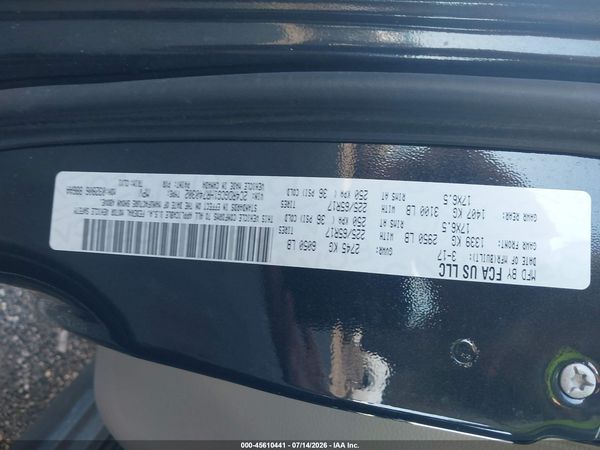 2017 DODGE GRAND CARAVAN SXT — I9