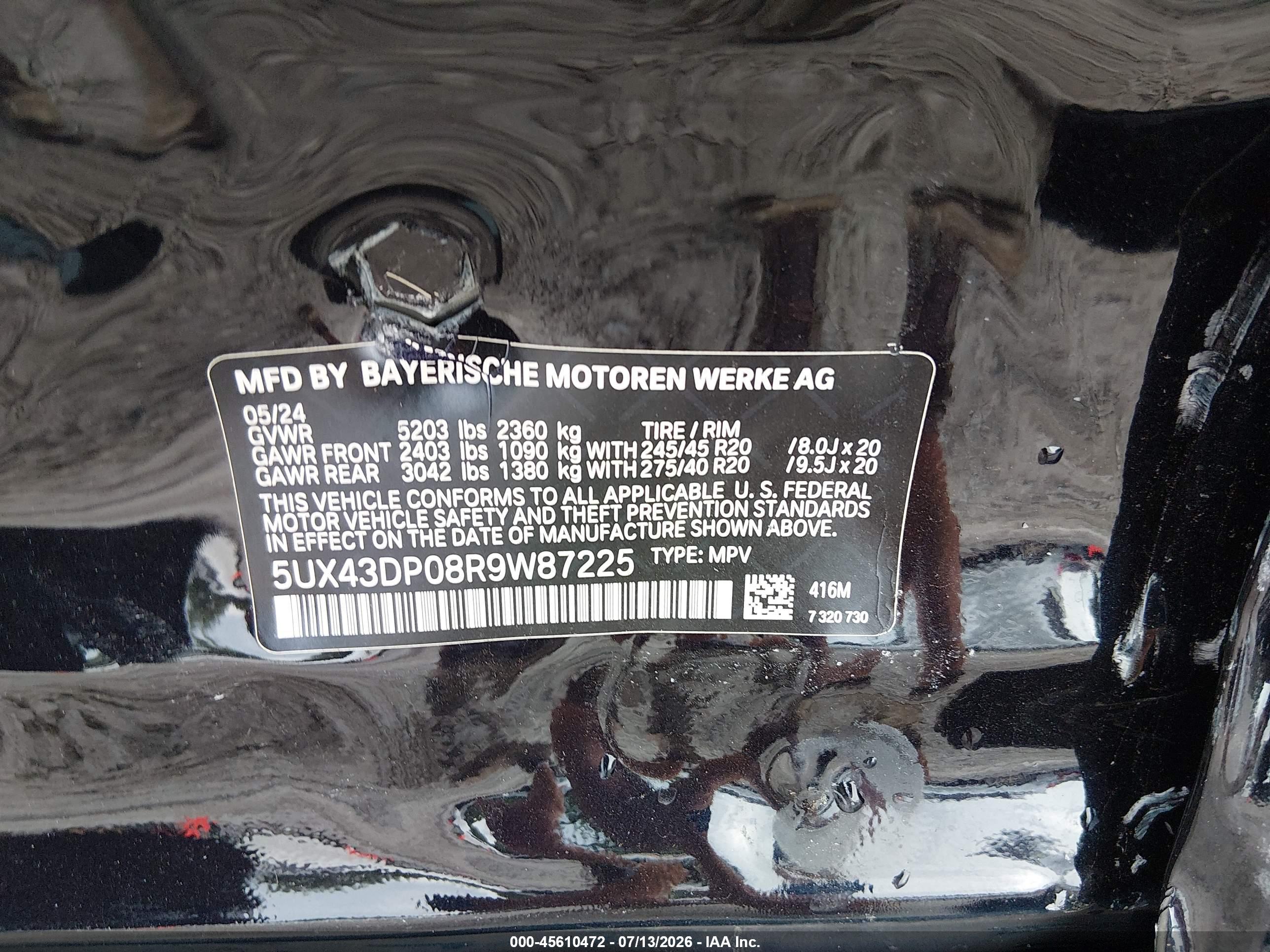 2024 BMW X3 SDRIVE30I