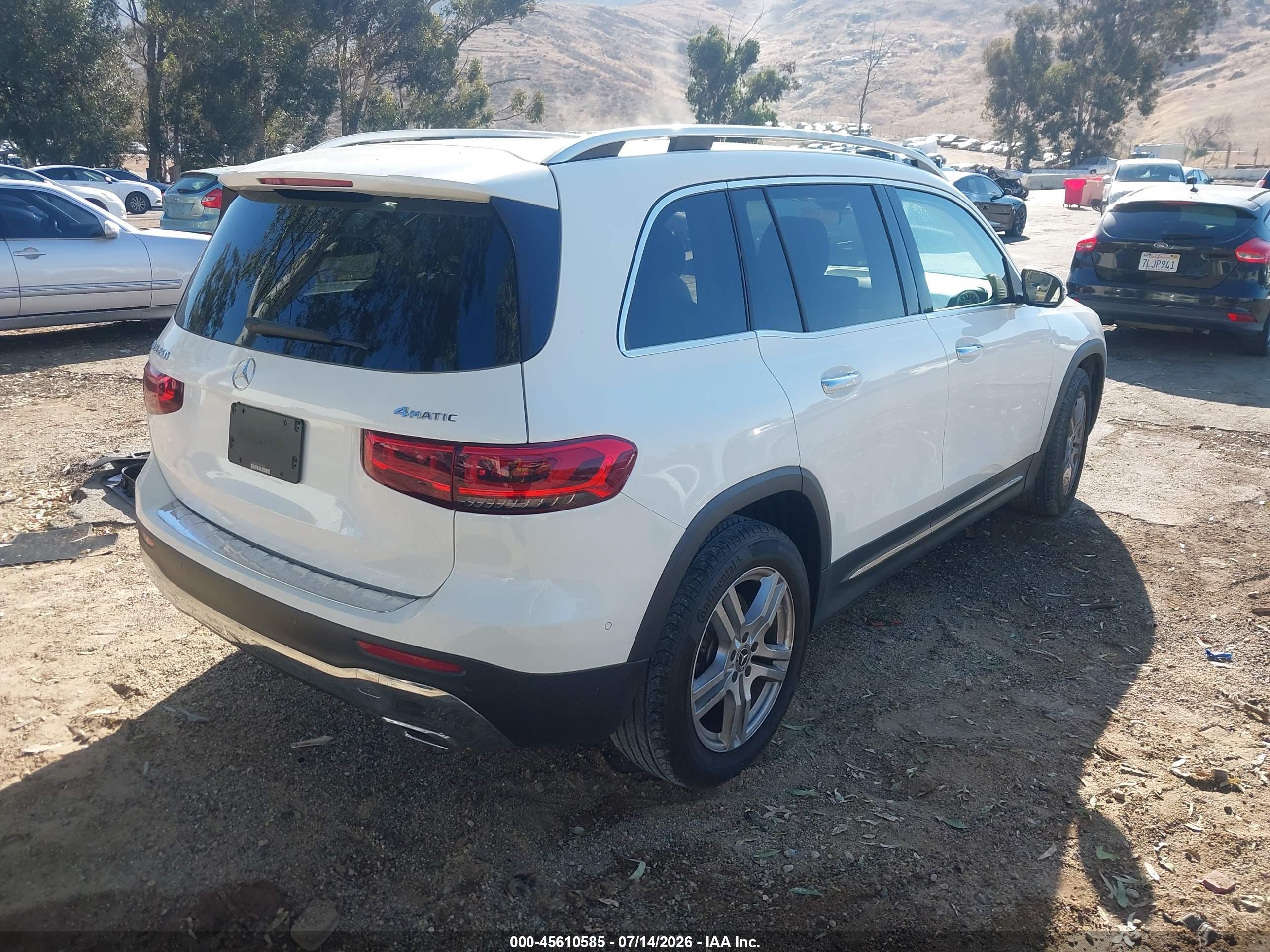 2021 MERCEDES-BENZ GLB 250 4MATIC