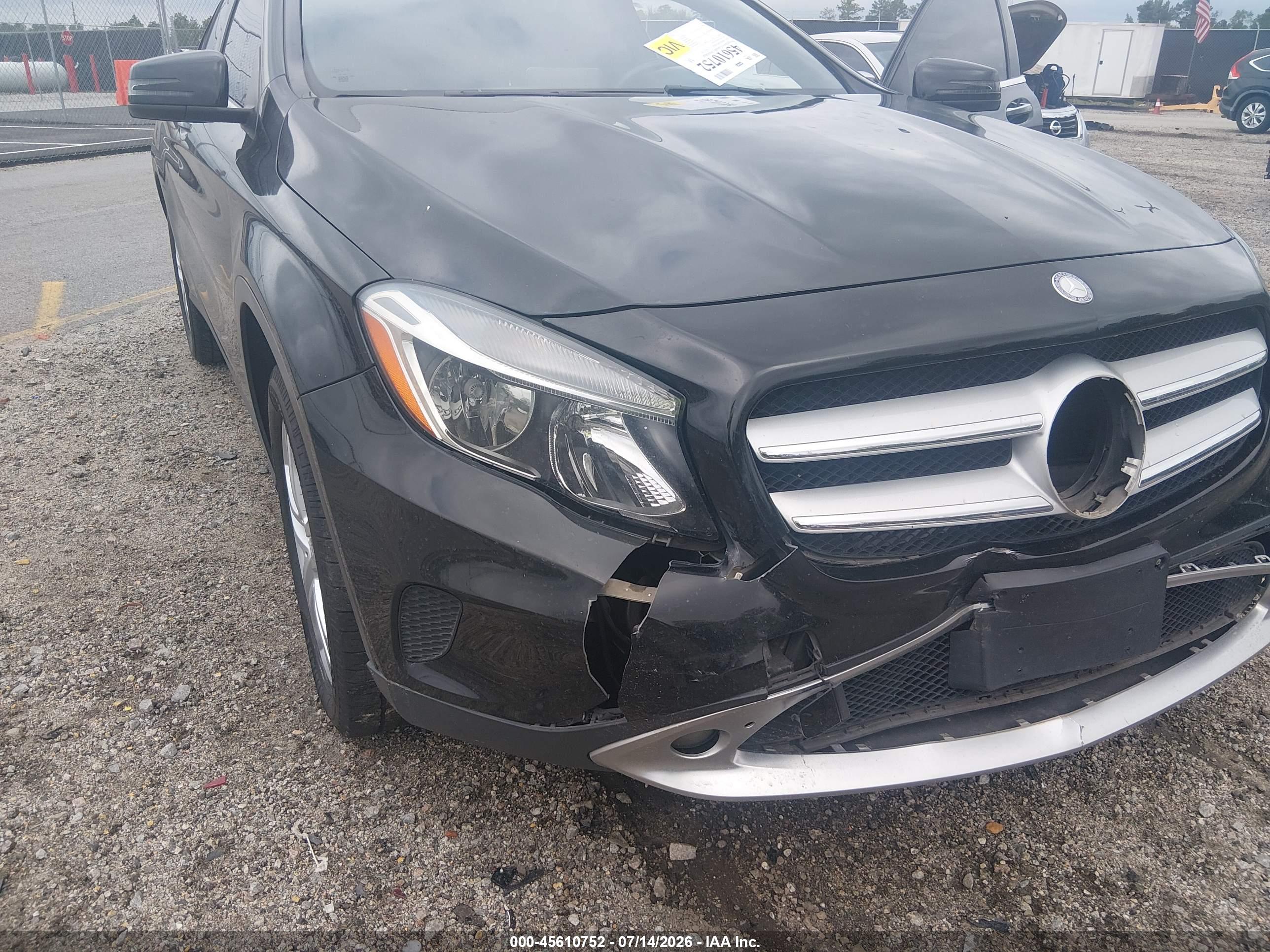 2016 MERCEDES-BENZ GLA 250 GLA250