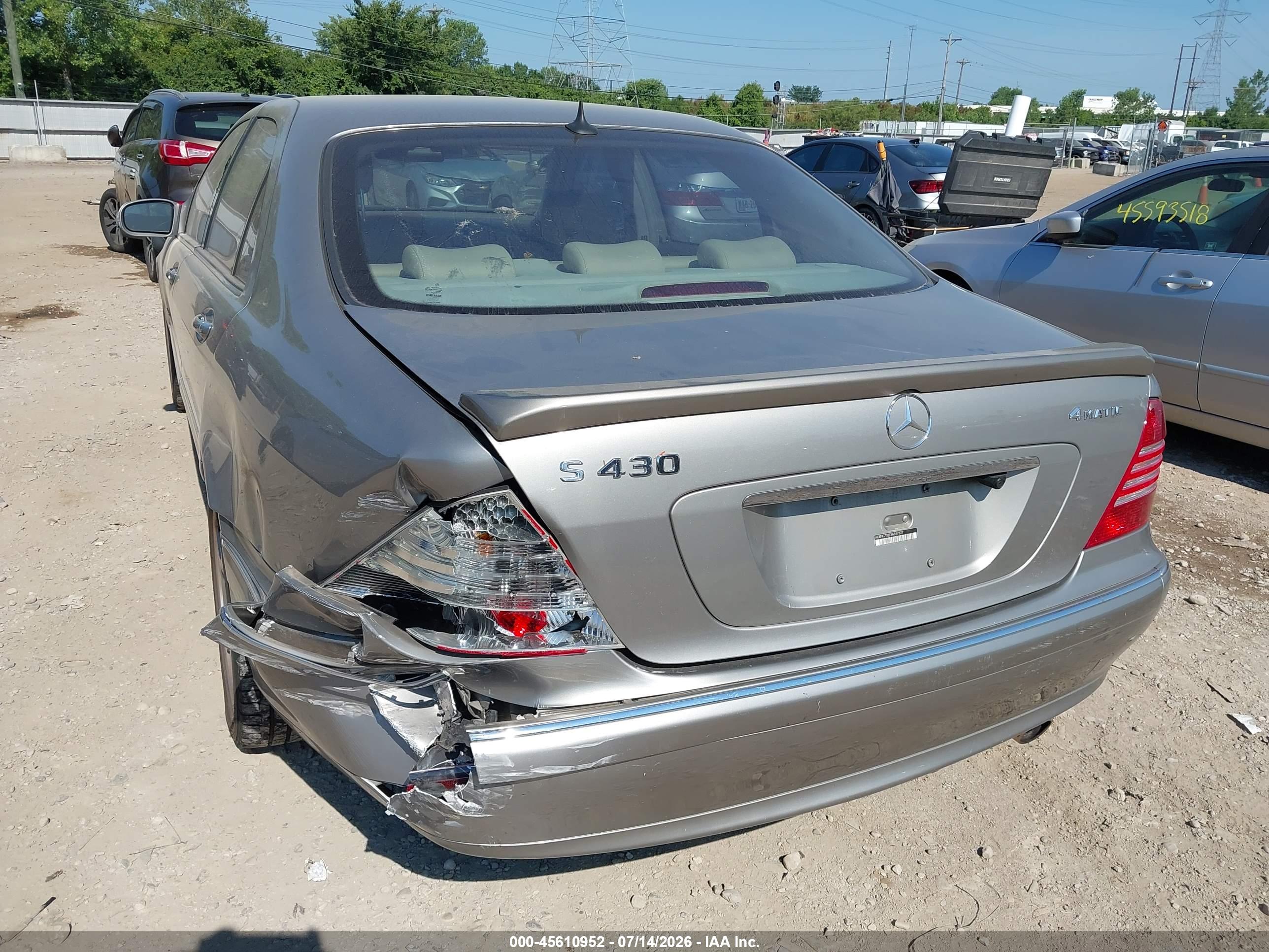 2003 MERCEDES-BENZ S 430 S430