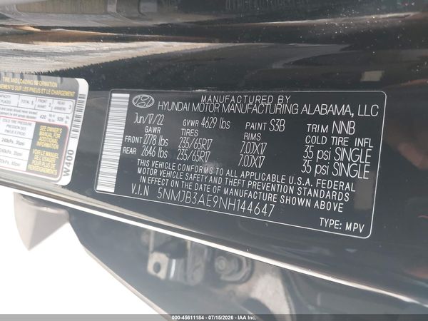 2022 HYUNDAI TUCSON SEL