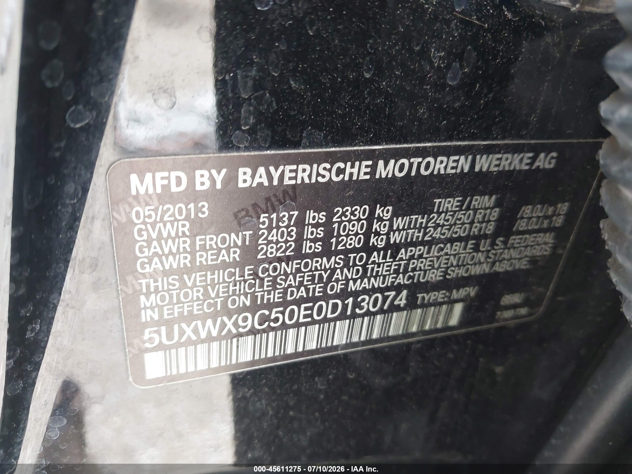 2014 BMW X3 XDRIVE28I
