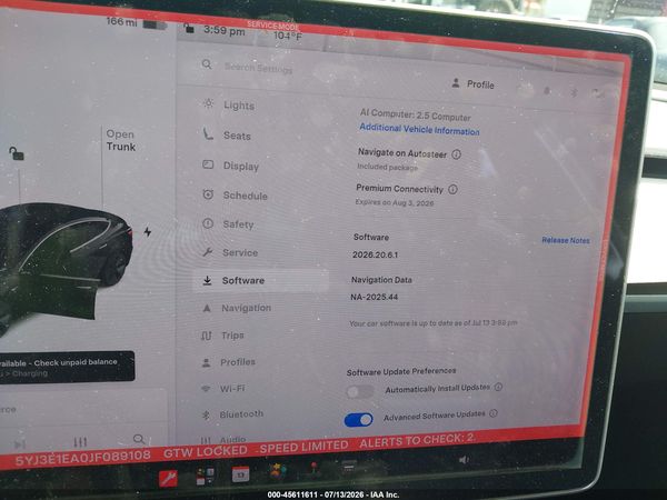 2018 TESLA MODEL 3 LONG RANGE/MID RANGE