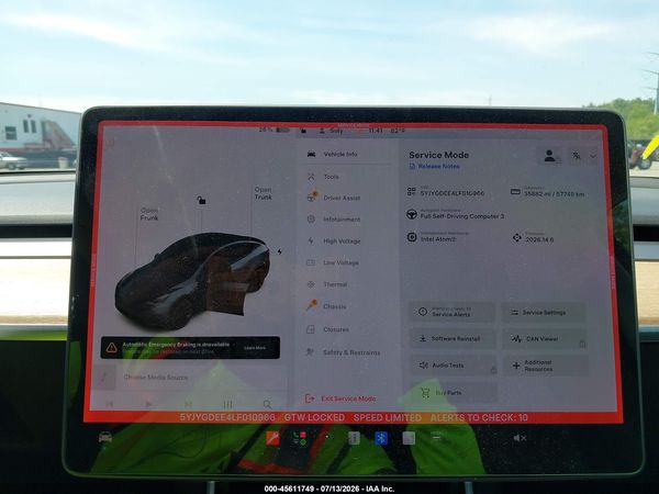 2020 TESLA MODEL Y