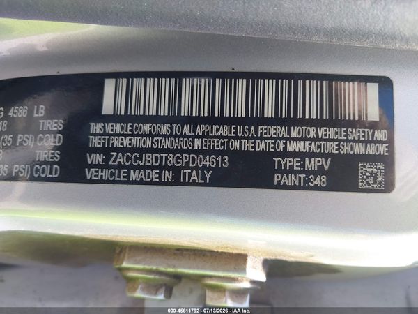 2016 JEEP RENEGADE LIMITED