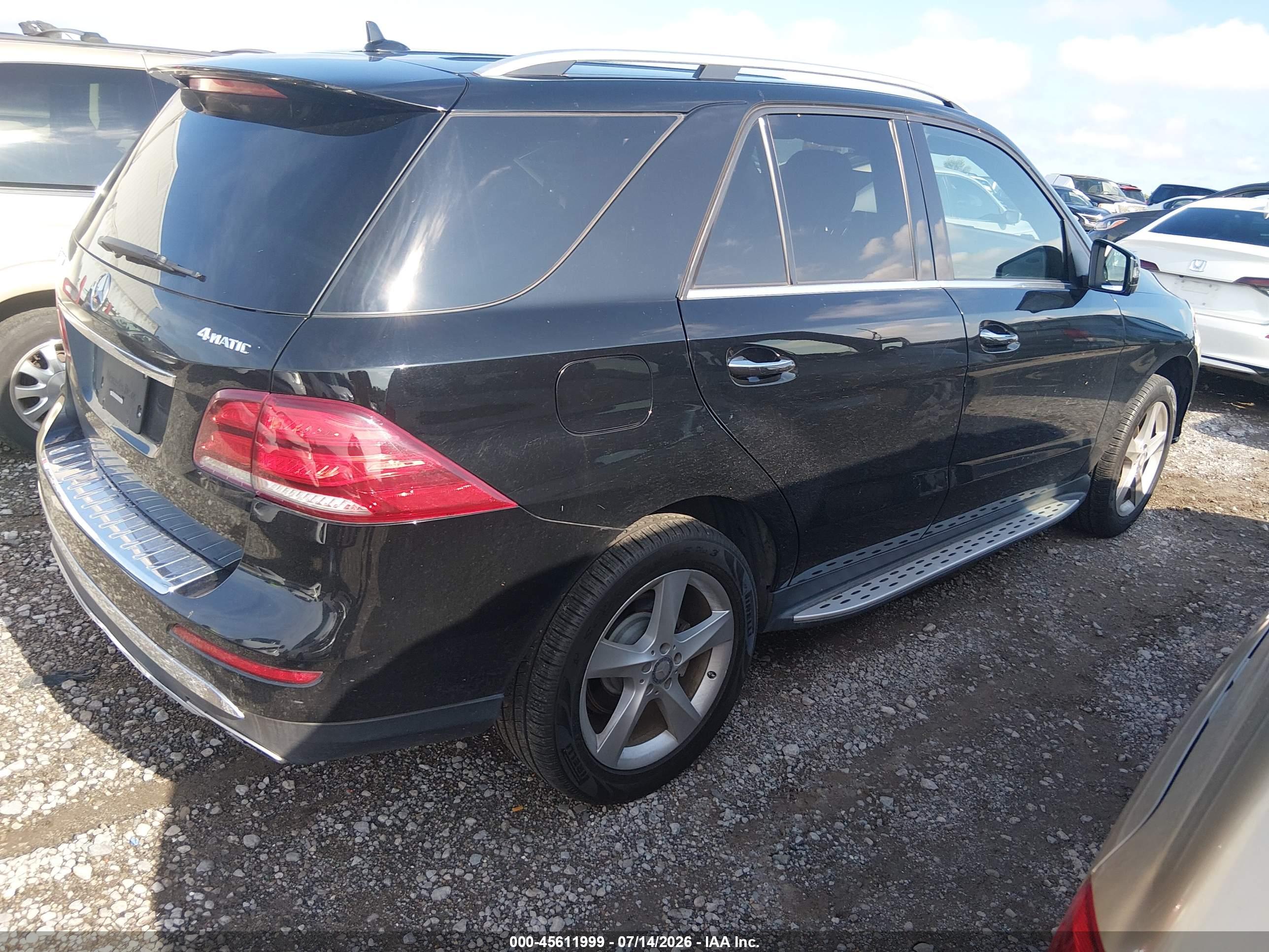 2016 MERCEDES-BENZ GLE 350 4MATIC