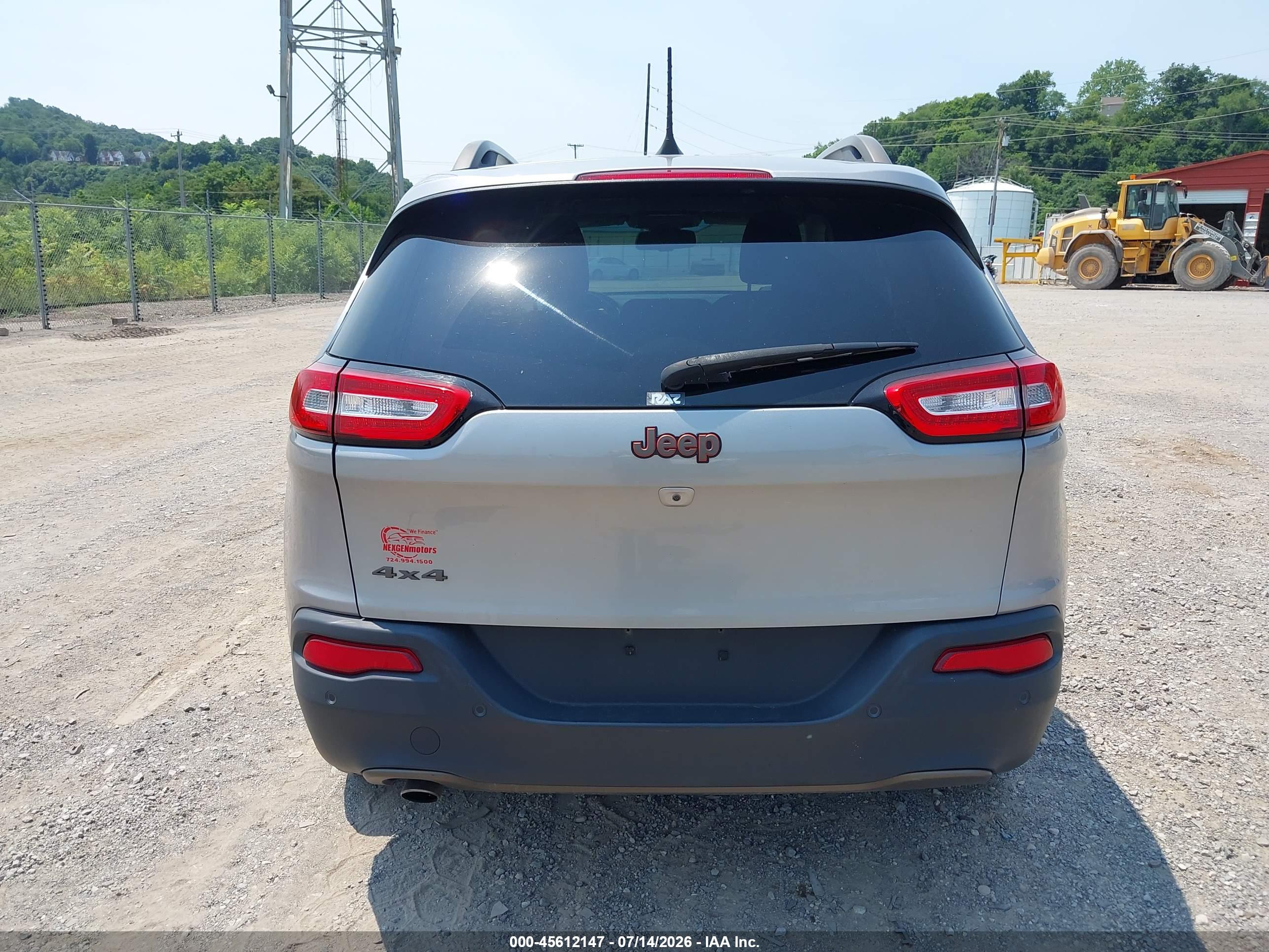 2016 JEEP CHEROKEE LATITUDE 4X4