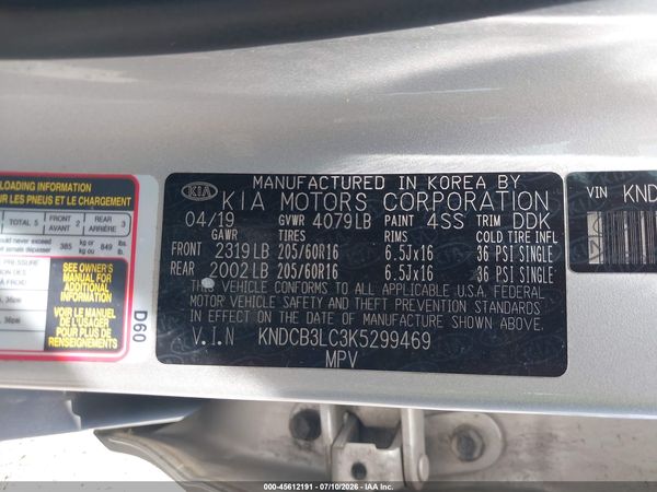 2019 KIA NIRO FE