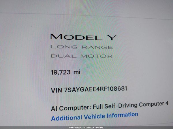 2024 TESLA MODEL Y