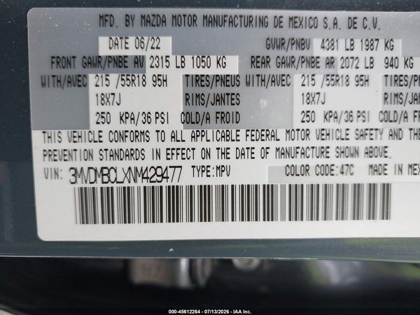 2022 MAZDA CX-30 CARBON EDITION