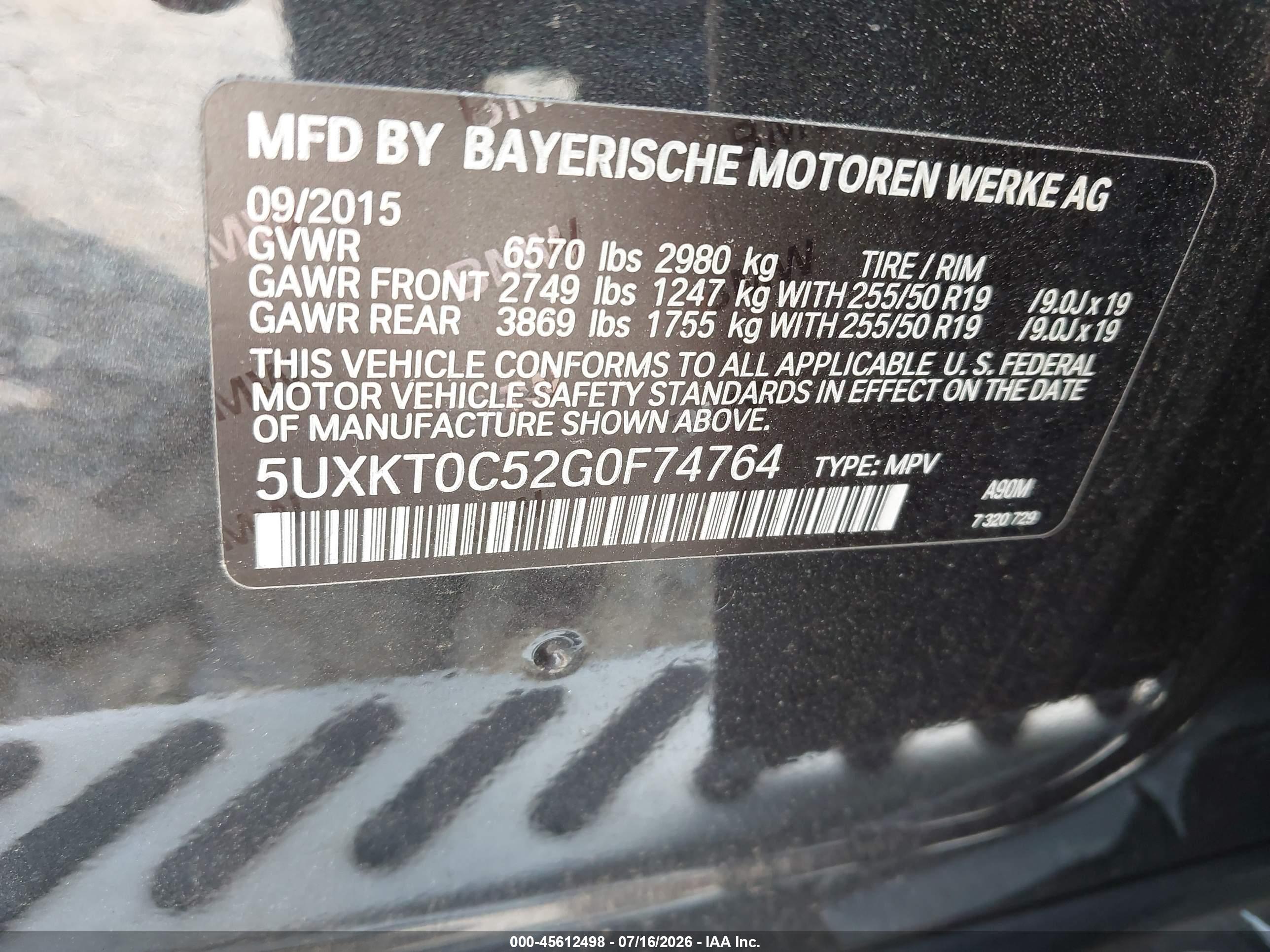 2016 BMW X5 EDRIVE XDRIVE40E
