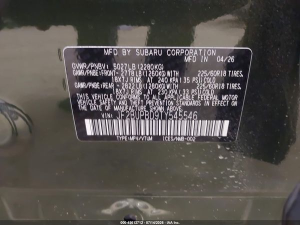 2026 SUBARU OUTBACK PREMIUM
