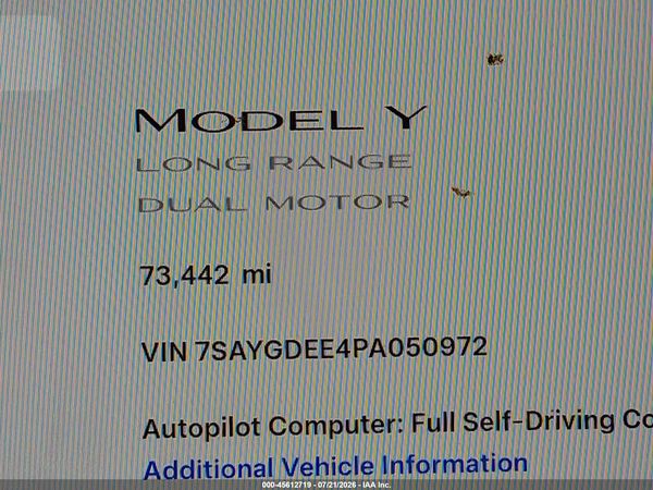 2023 TESLA MODEL Y