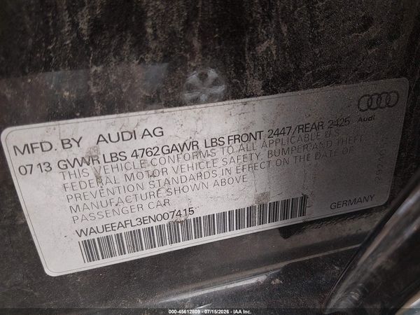 2014 AUDI A4 2.0T PREMIUM