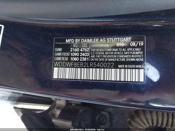 2020 MERCEDES-BENZ C 300 4MATIC