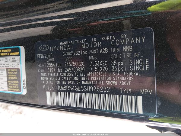 2025 HYUNDAI PALISADE XRT