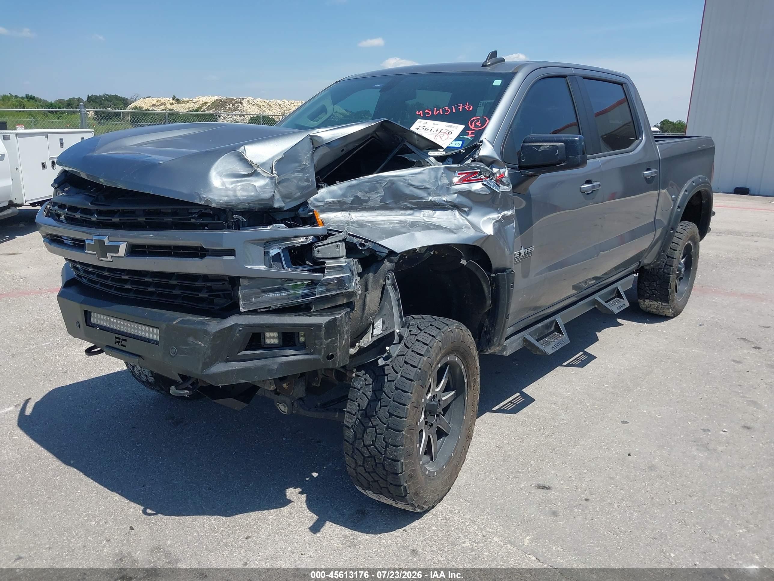 2021 CHEVROLET SILVERADO 1500 4WD  SHORT BED RST — I2