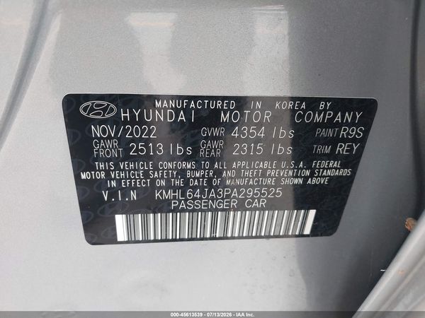 2023 HYUNDAI SONATA SEL