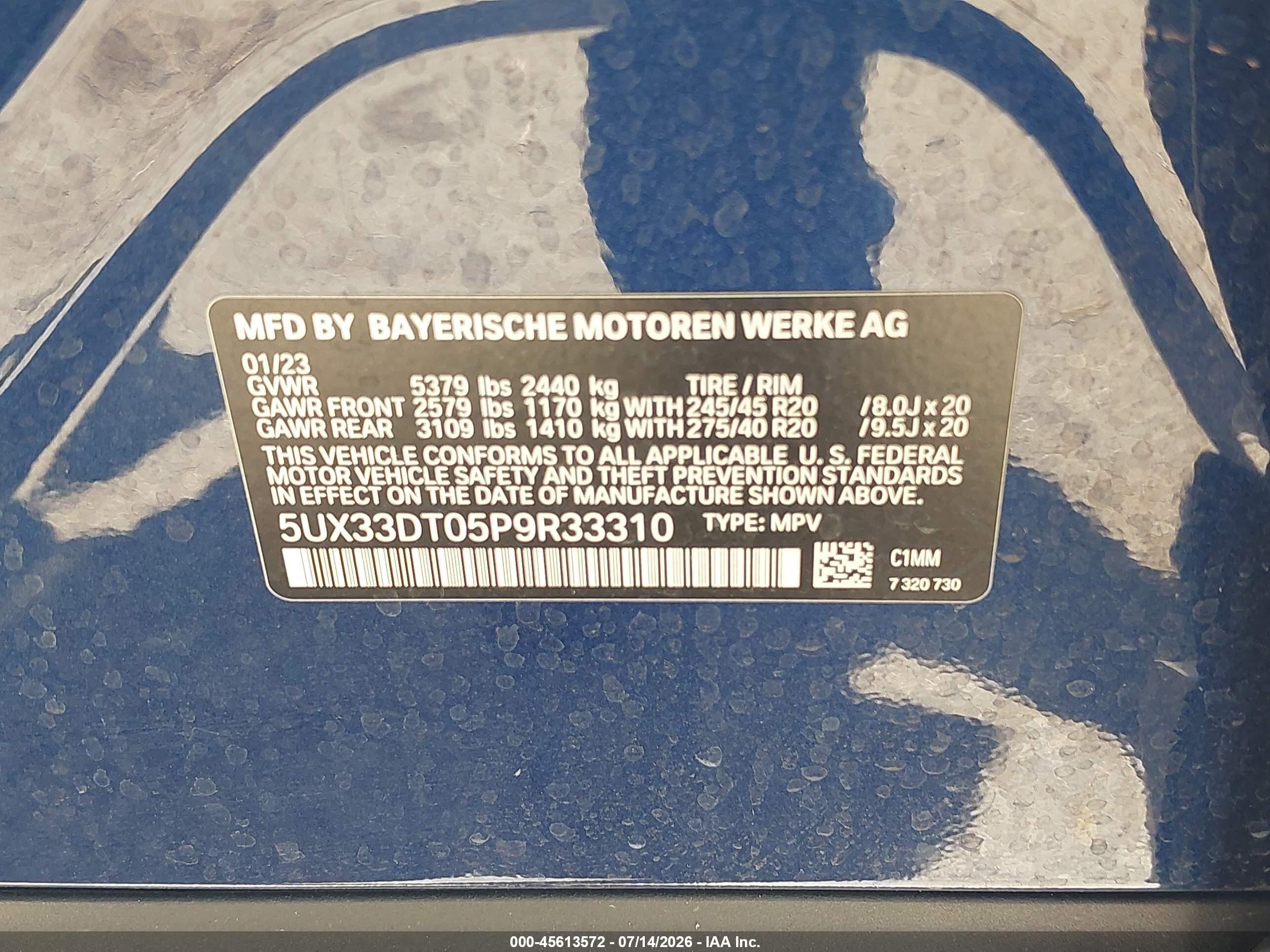 2023 BMW X4 XDRIVE30I