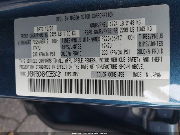 2021 MAZDA CX-5 TOURING