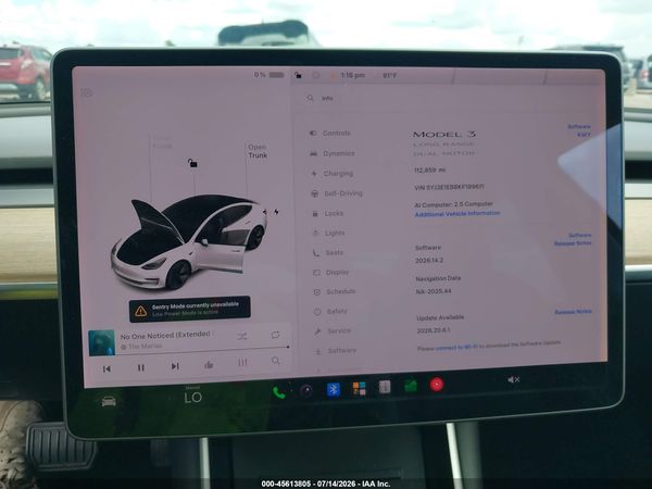 2019 TESLA MODEL 3 LONG RANGE/PERFORMANCE