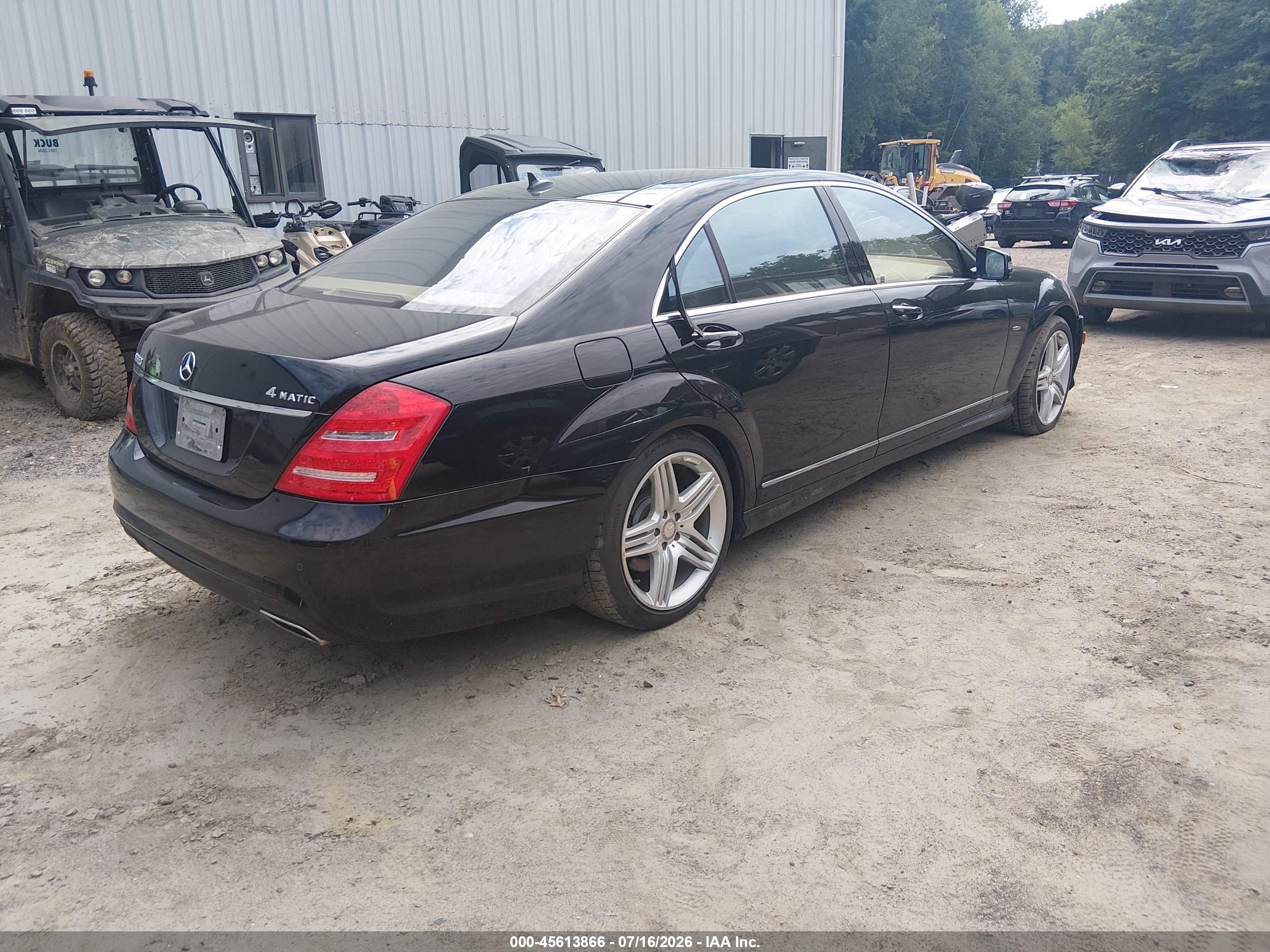 2012 MERCEDES-BENZ S 550 4MATIC