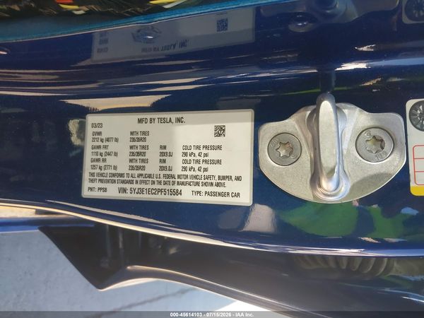 2023 TESLA MODEL 3