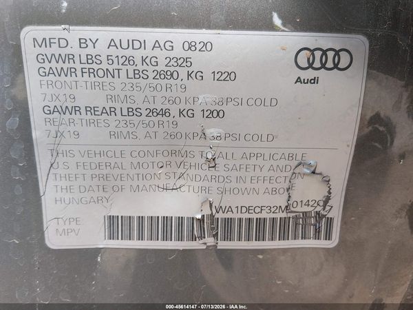 2021 AUDI Q3