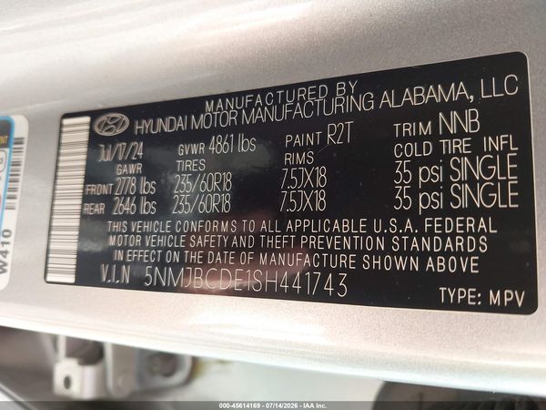 2025 HYUNDAI TUCSON SEL